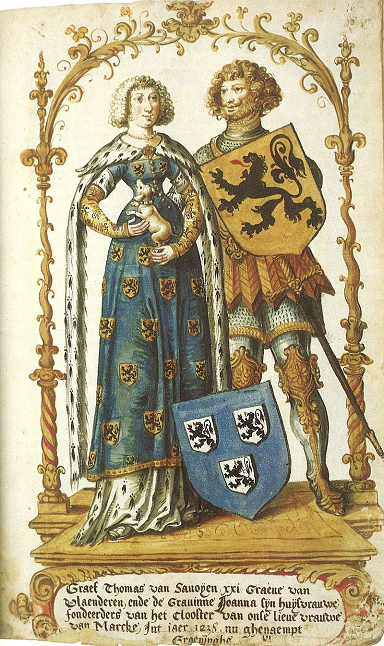 Thomas II de Savoie de Savoie et Jeanne de Constantinople